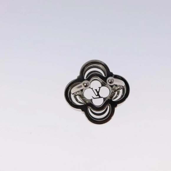 LOUIS VUITTON Berg Alafoli Ring metal Silver M65665 #21(JP Size) LV Auth 135225V - Picture 9 of 11